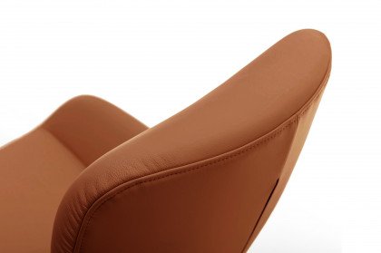 CR.485 von creation by Rolf Benz - Ledersessel signalbraun