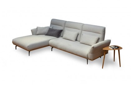 CR.460 von creation by Rolf Benz - Ecksofa links platingrau