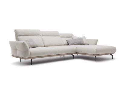 CR.460 von creation by Rolf Benz - Polsterecke rechts platingrau
