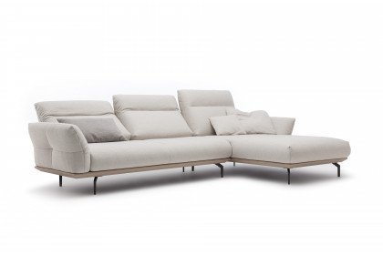CR.460 von creation by Rolf Benz - Polsterecke rechts platingrau