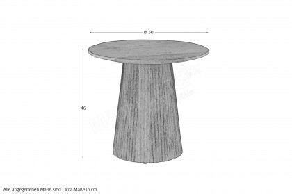 Ambra von SIT Möbel - Beistelltisch 14884 aus Mangoholz