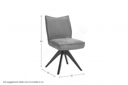 Fulton von Wohnconcept - Stuhl in Braun