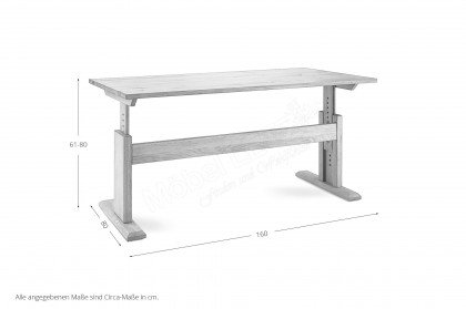 Genua von TPT Möbel - Schreibtisch ca. 160 cm breit