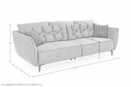 Spa von Job - Sofa hellgrau