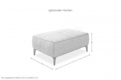 Spa von Job - Sofa hellgrau