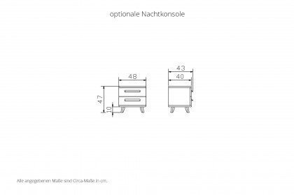 Edition pronto von Hasena - Boxspringbett Villa anthrazit