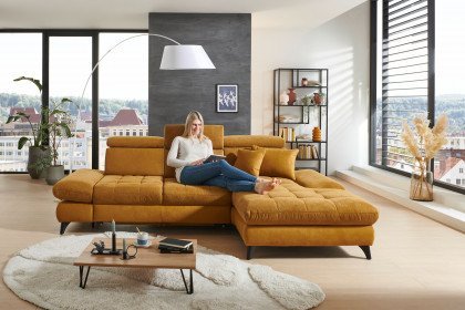 Carolina-C-XC von Poco - Eckcouch Variante rechts mustard