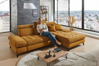 Carolina-C-XC von Poco - Eckcouch Variante rechts mustard