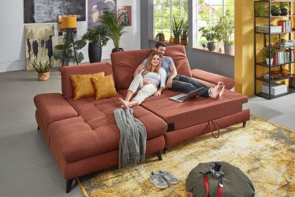 Carolina-C-XC von Poco - Sofaecke links kupfer