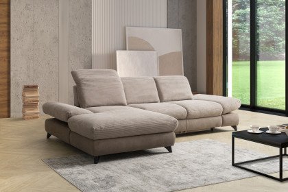 Carolina-C-XC von Poco - Sofaecke links taupe