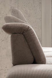 Carolina-C-XC von Poco - Sofaecke links taupe