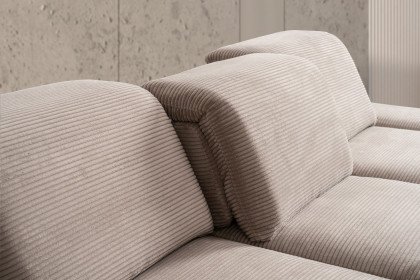 Carolina-C-XC von Poco - Sofaecke links taupe