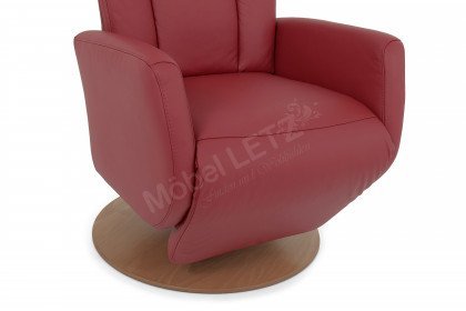 Matrixx-Style von Polsteria - Ledersessel feuerrot