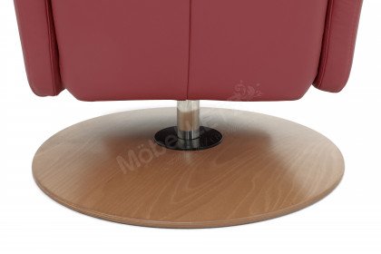Matrixx-Style von Polsteria - Ledersessel feuerrot