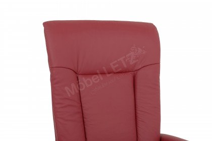 Matrixx-Style von Polsteria - Ledersessel feuerrot