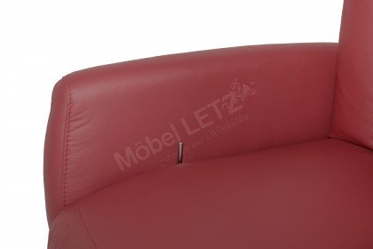 Matrixx-Style von Polsteria - Ledersessel feuerrot