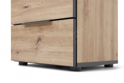NXTstep von Rudolf - Schubkastenkommode schmal Artisan Eiche Nachbildung