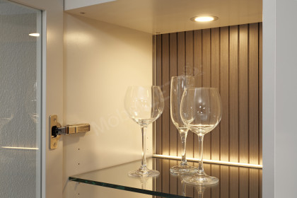 Kara-System von Musterring - Wohnwand in Lack brillantgrau