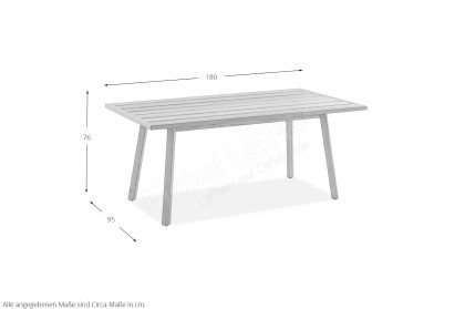 Ann von Niehoff Garden - Gartentisch aus Teakholz