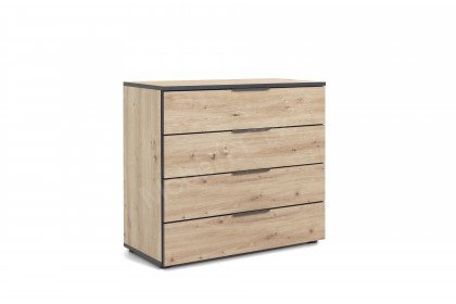 NXTstep von Rudolf - Kommode mit 4 Schubfächern Eiche Artisan Nachbildung