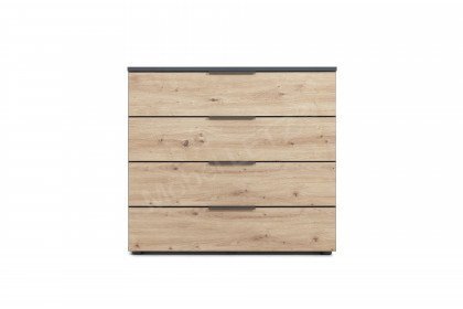 NXTstep von Rudolf - Kommode mit 4 Schubfächern Eiche Artisan Nachbildung