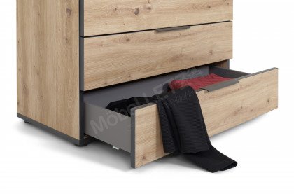 NXTstep von Rudolf - Kommode mit 4 Schubfächern Eiche Artisan Nachbildung