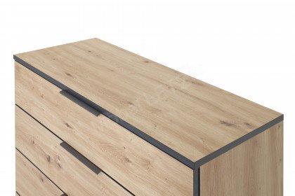 NXTstep von Rudolf - Kommode mit 4 Schubfächern Eiche Artisan Nachbildung