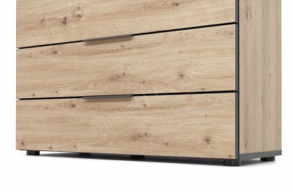 NXTstep von Rudolf - Kommode mit 4 Schubfächern Eiche Artisan Nachbildung