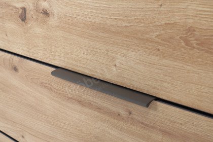 NXTstep von Rudolf - Kommode mit 4 Schubfächern Eiche Artisan Nachbildung