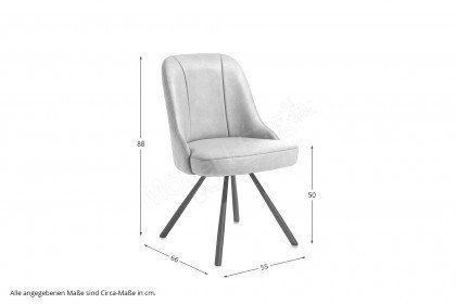 Eva von HABUFA - Stuhl light-grey