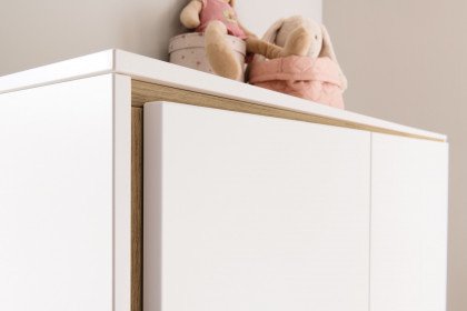 Lieven von Paidi - Schrank 3T2S mit 3 Türen & 2 Schubladen weiß - Eiche