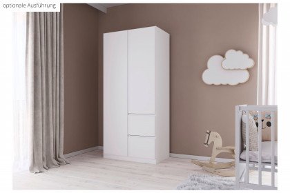 Costa von Rauch Blue - Kleiderschrank schmal grau-metallic