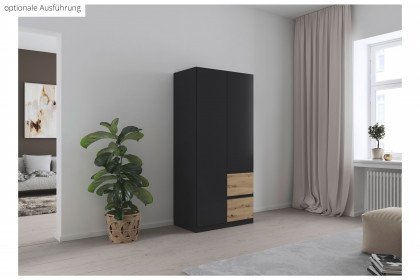 Costa von Rauch Blue - Kleiderschrank schmal grau-metallic