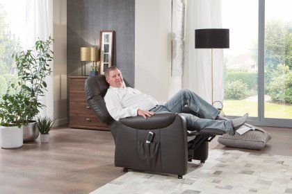 Hendrik-Plus Basic von Polsteria - Relaxsessel moor