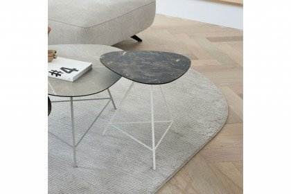 Nara von Musterring - Couchtisch Eiche natur/ Metall grau