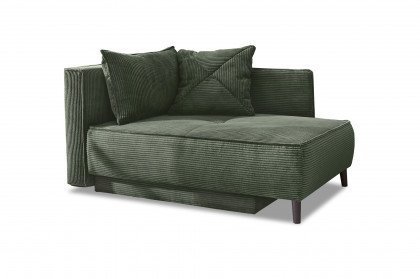 Rex-Sleep von Job - Schlafsofa in Grün mit Bettkasten