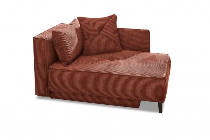 Rex-Sleep von Job - Schlafsofa in Rostrot mit Bettkasten