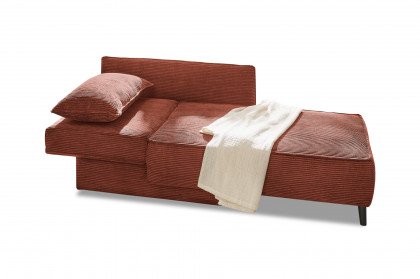 Rex-Sleep von Job - Schlafsofa in Rostrot mit Bettkasten
