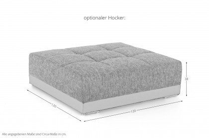 Moldau von Job - Sofa light greige