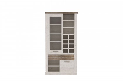 Duro-dining von Forte - Vitrine Riviera Oak/ Cabezone Oak