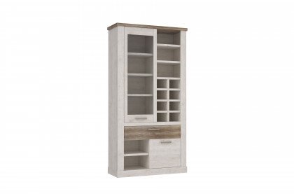 Duro-dining von Forte - Vitrine Riviera Oak/ Cabezone Oak