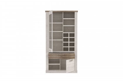 Duro-dining von Forte - Vitrine Riviera Oak/ Cabezone Oak