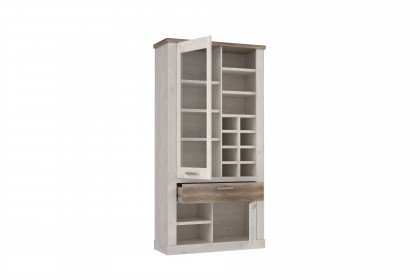 Duro-dining von Forte - Vitrine Riviera Oak/ Cabezone Oak