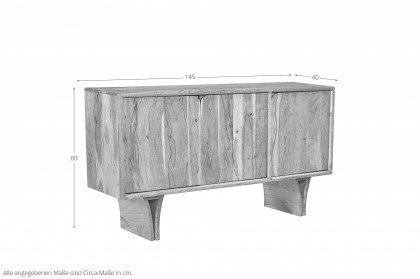 Wave-dining von SIT Möbel - Sideboard aus massivem Akazienholz