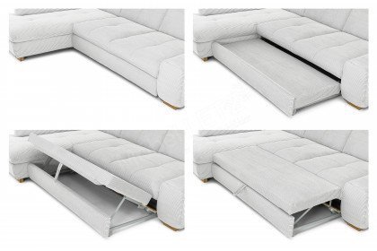 SO 1200 von set one by Musterring - Polsterecke Variante platinum-grey