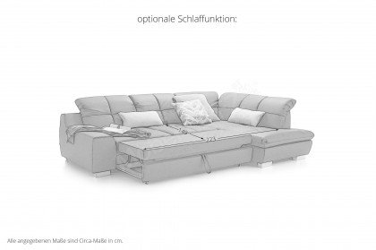 SO 1200 von set one by Musterring - Polsterecke Variante rechts platinum-grey