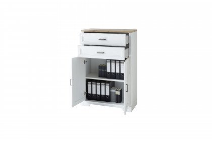 Jasmin von Innostyle - Aktenschrank-Set 3-teilig, Pinie hell