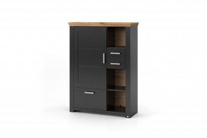 York von set one by Musterring - Highboard grau anthrazit