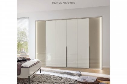 San Diego von Musterring - 2-farbiger Kleiderschrank mit Glasfront
