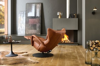 HU-ED24090 von Hukla - Ledersessel cognac